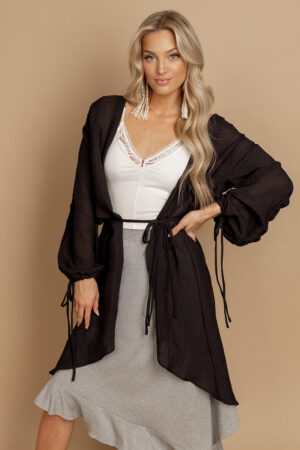 Brandy Duster in Black