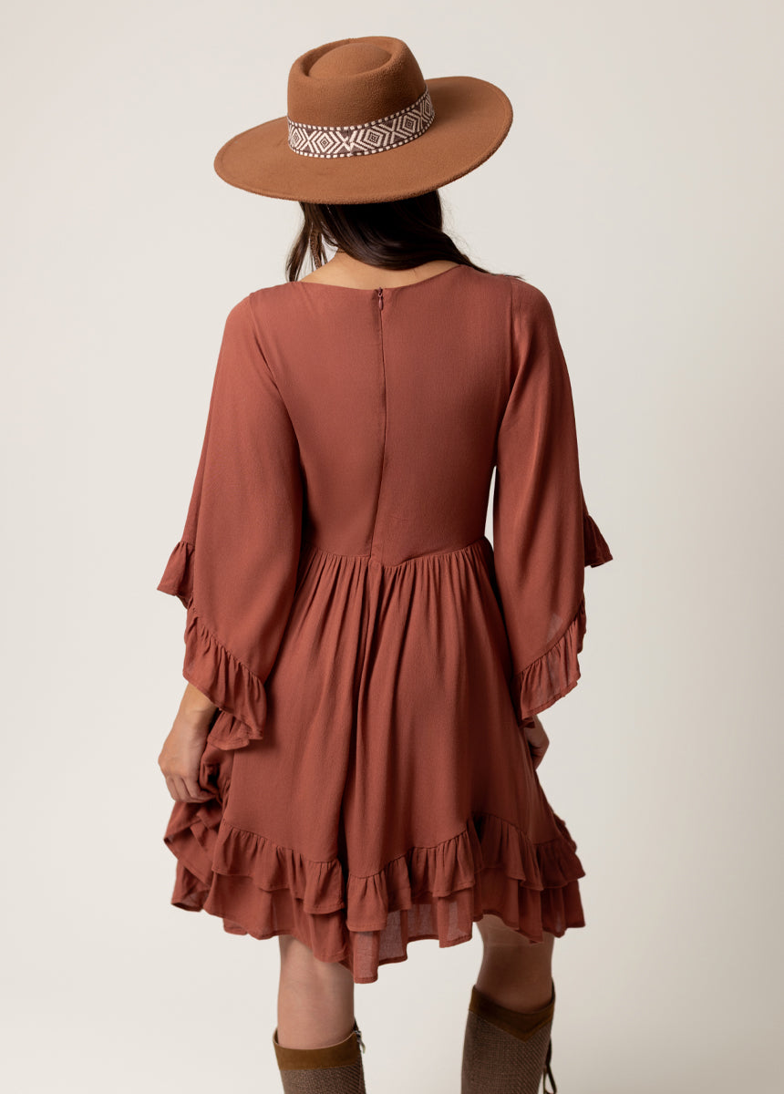 Galinda Dress in Clay - Image 6