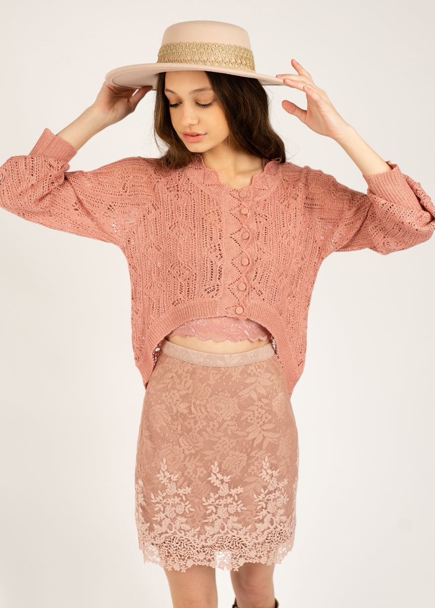 Jelana Sweater in Ashe Rose - Image 4