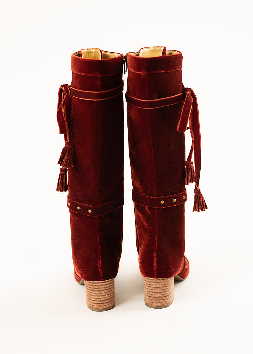 Marita Tall Boot in Brick - Image 6