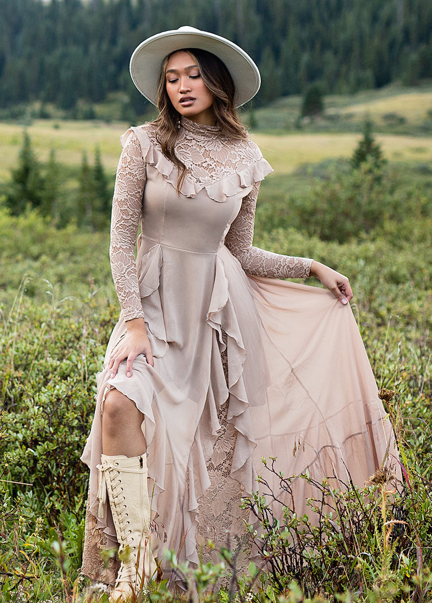 Marita Tall Boot in Bone - Image 6