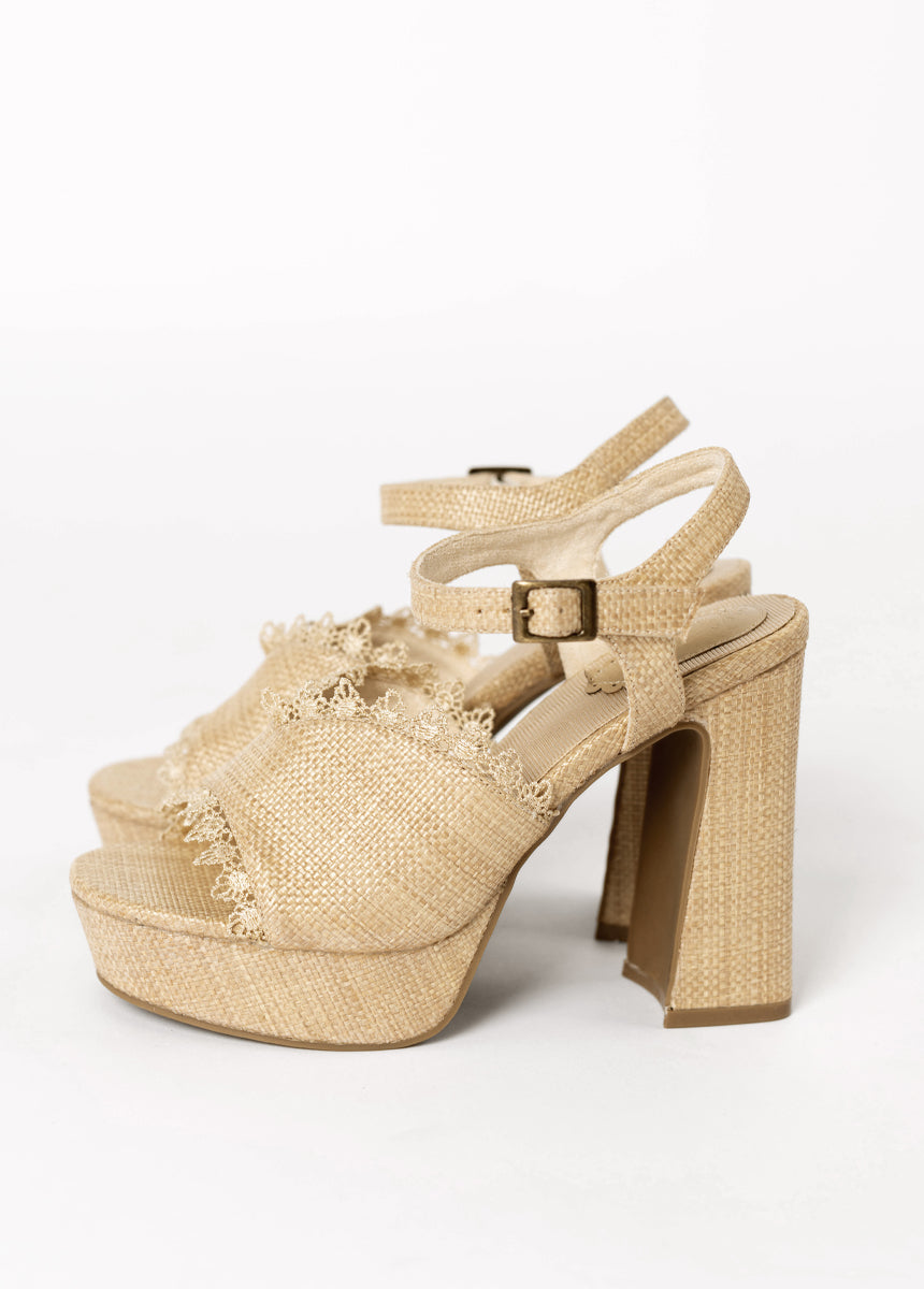 Valentine Platforms in Raffia - Image 6