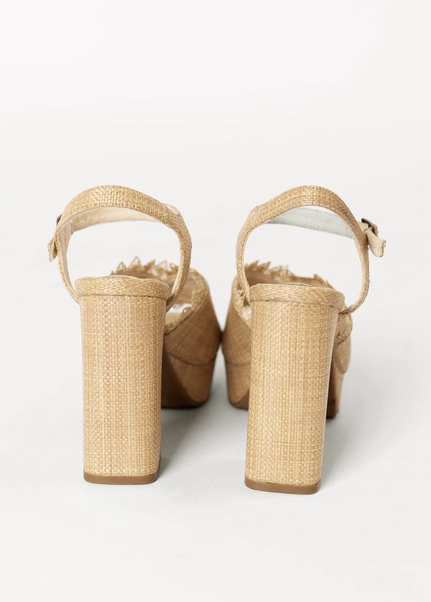 Valentine Platforms in Raffia - Image 5