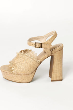 Valentine Platforms in Raffia