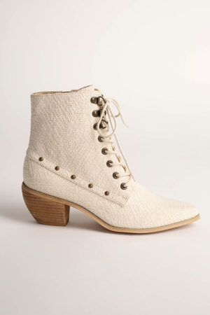 Virginia Boot in Ivory Lace